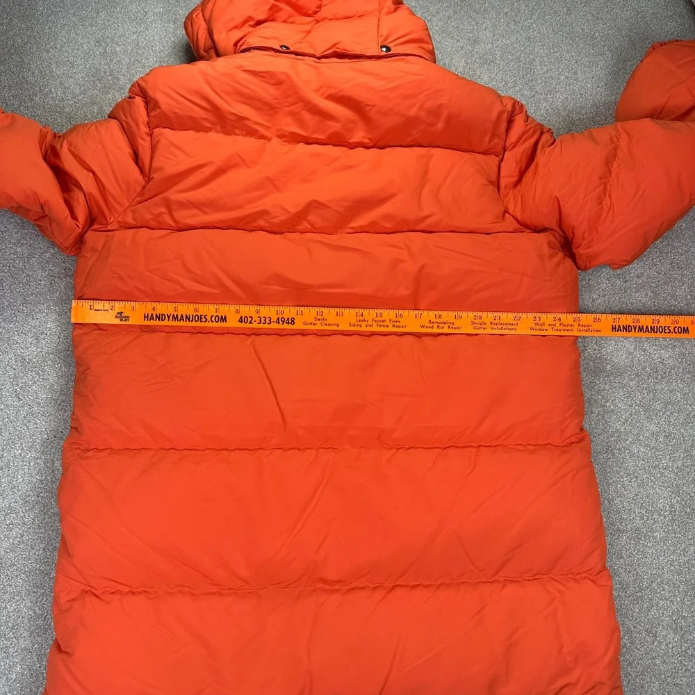 Polo Ralph Lauren Men's Orange‎ Puffer Down Jacket Size Medium